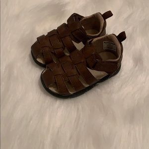 Baby kids toddler huerache leather sandals
